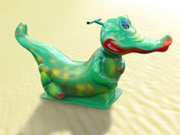 Элемент аттракциона Крокодил